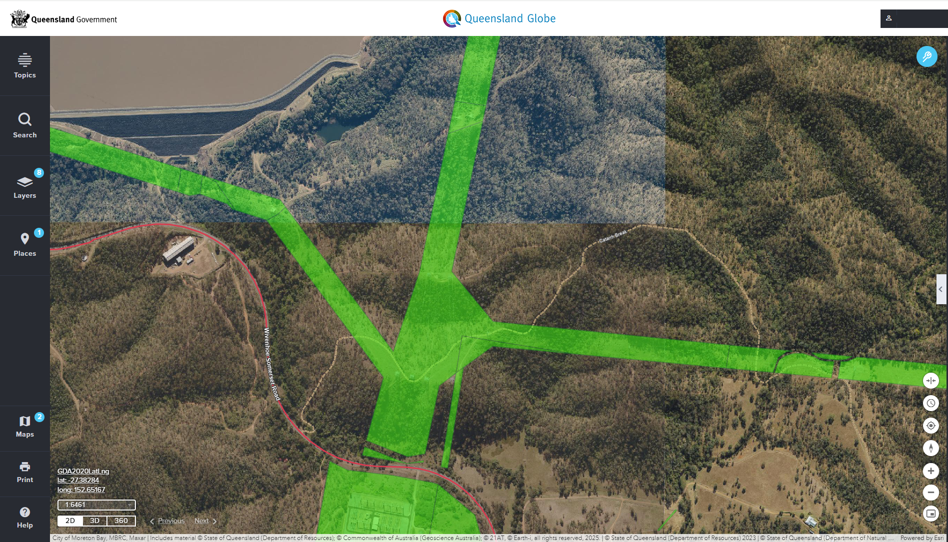 QDI Queensland Globe